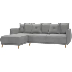 ECKSOFA Chroma Grau Luxusmicrofaser