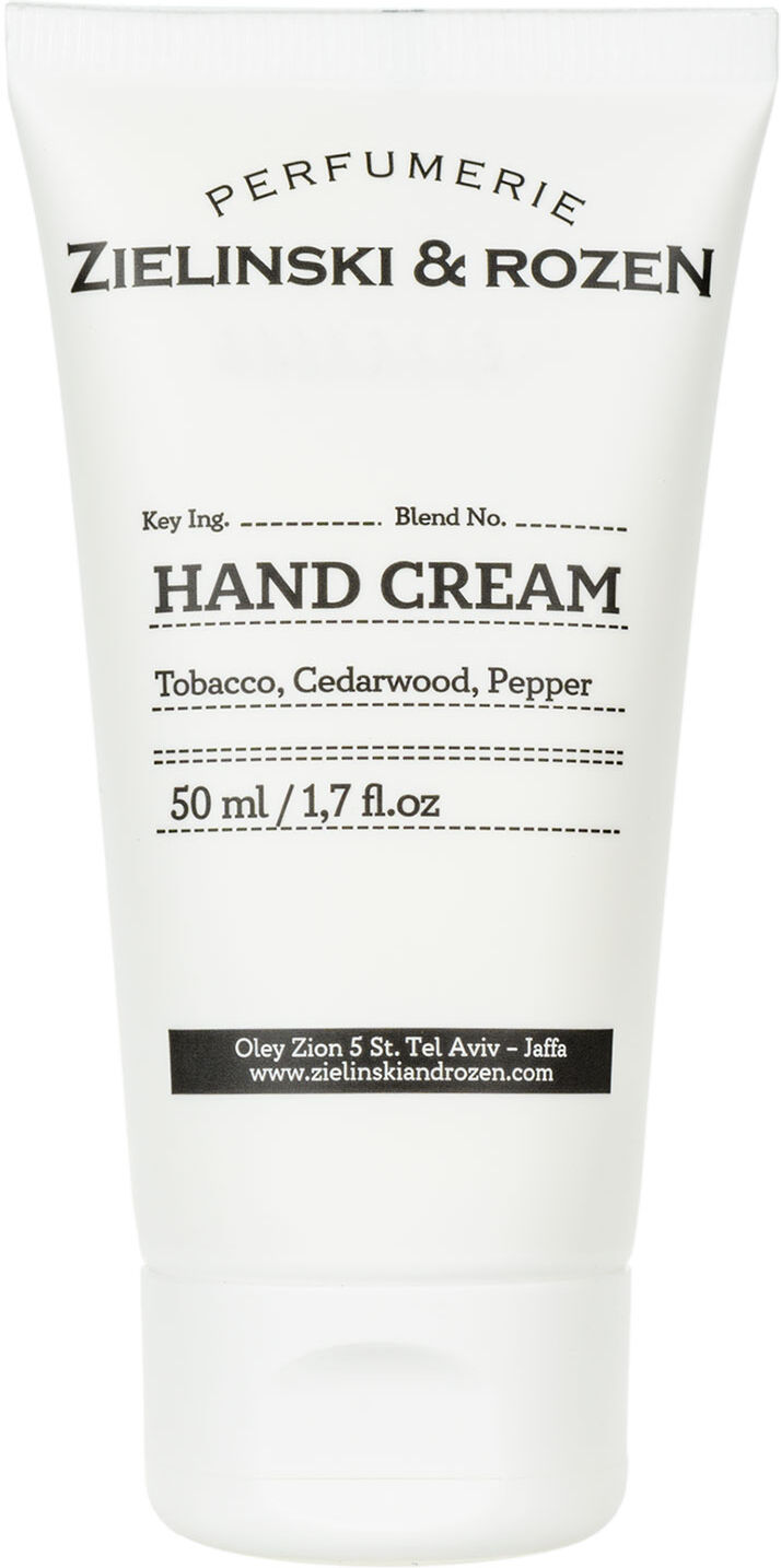 ZIELINSKI & ROZEN Tobacco, Cedarwood, Pepper Hand Cream 50ml