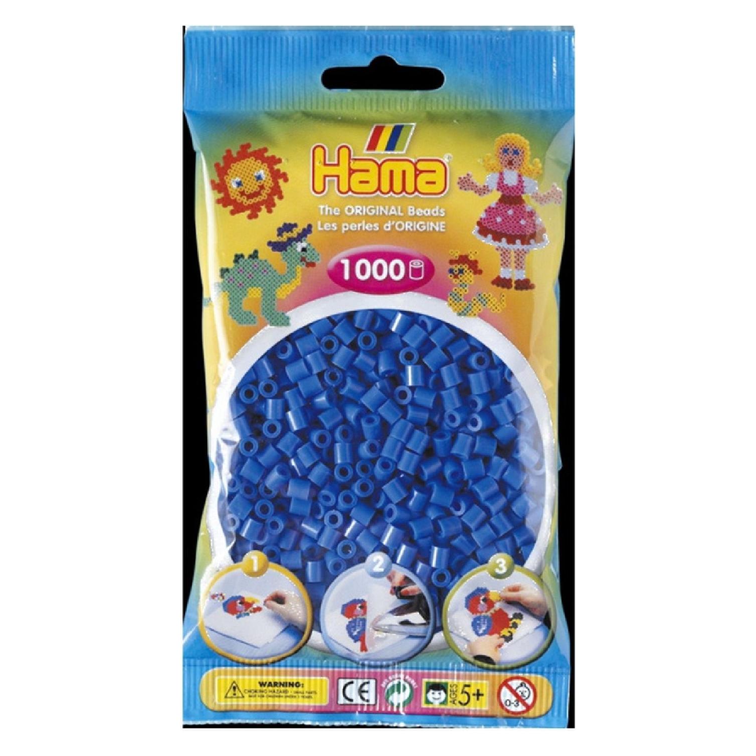 Hama Perlen Hama Bügelperlen - Blau (207-09)