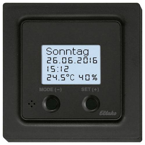 Eltako FUTH55ED/12-24V UC-am Funk Funk-Uhren-Thermo-Hygrostat Reichweite max. (im Freifeld) 30m