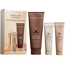 318.2ml Innersense Organic Beauty Radiant Skin Ceremony (Scrub 200ml + Wash 59,1ml + Lotion 59,1ml)