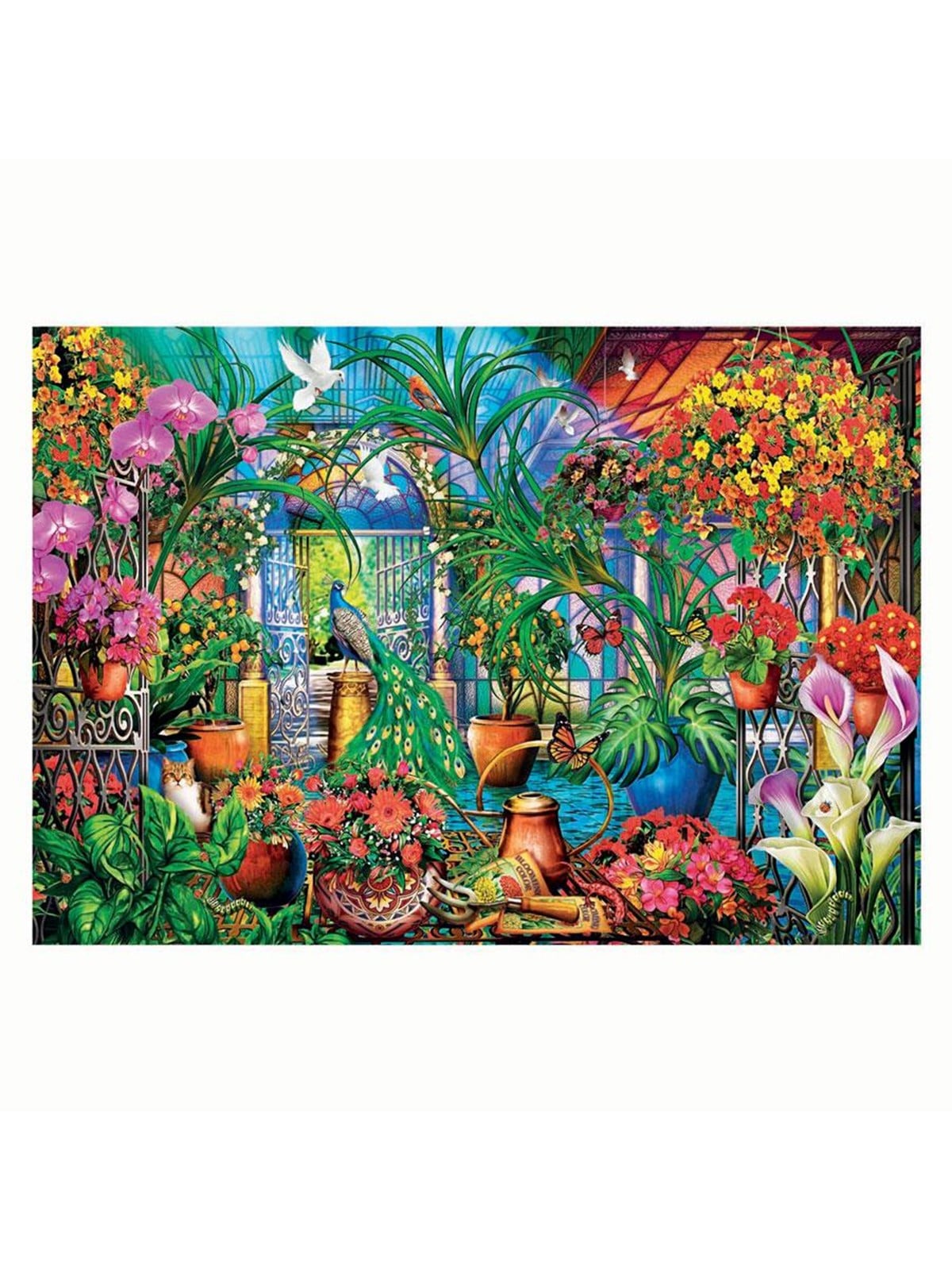 Clementoni Jigsaw Puzzle Artworks The Greenhouse Caretakers 500pcs. 2D Puzzles