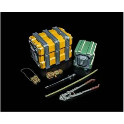 Four Horsemen Toy Design Cosmic Legions: OxKrewe Book Two Harrow Zone Zubehör-Set für Actionfiguren Wasteland Survival Set