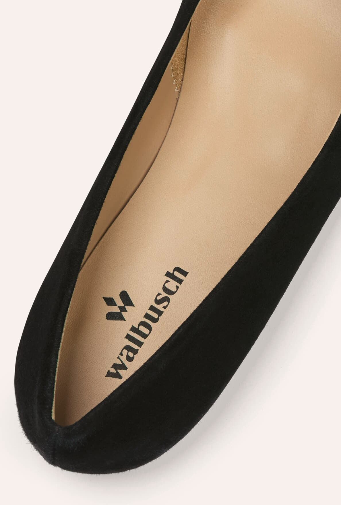 Walbusch Soft Ballerina, , Farbe Schwarz, 38, flexible Laufsohle Vorderfußbereich gepolstert Damen