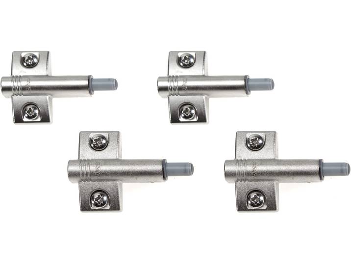 Türdämpfer OPTIFIT, silber (silberfarben), Türdämpfer, Türdämpfer, für Möbeltüren