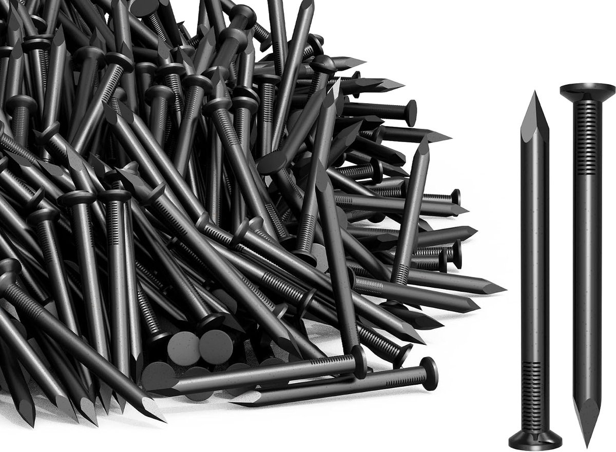 35 stuks stalen betonnagels 80 mm voor beton en baksteen