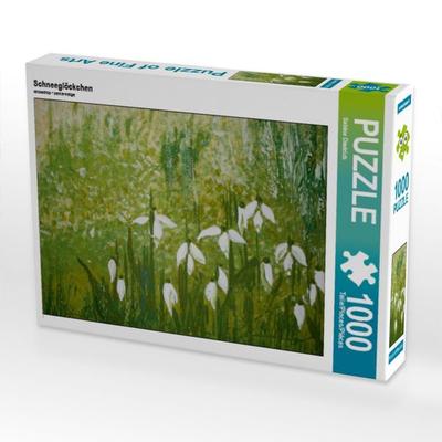 CALVENDO Puzzle Schneeglöckchen | 1000 Teile Lege-Größe 64x48cm Foto-Puzzle für glückliche Stunden