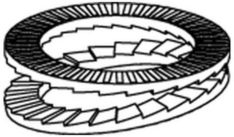 Keilsicherungsscheibe R 88032 HLB- 6 Stahl zinklamellenb. breit 200St. HEICO ; HEICO Befestigungstechnik (880320340060000)