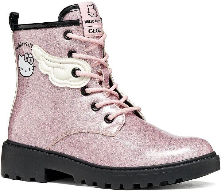 GEOX Boots vernis, à lacets, CASEY x HELLO KITTY