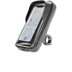 Cellularline Handy Halter, Smartphone Halterung, Schwarz