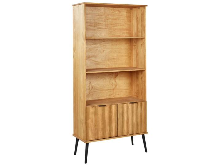 BÜCHERREGAL Kiefernholz 190 cm Braun Timmins