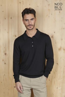 Pullover uomo con collo tipo polo Stefan Personalizzate o neutre Neoblu
