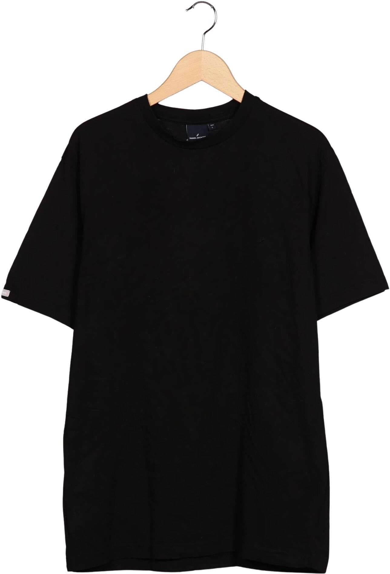 Daniel Hechter Herren T-Shirt, Schwarz, Gr. L, Baumwolle - Second Hand