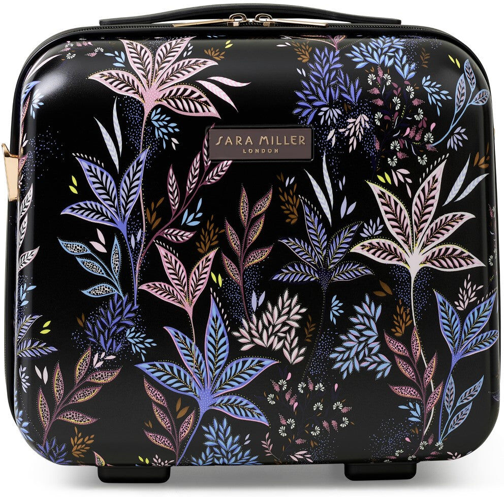 Sara Miller Black Botanic Vanity Case - Black