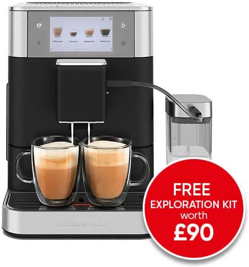 KitchenAid KF8 Fully Automatic Espresso Machine Cast Iron Black  With FREE Gifts