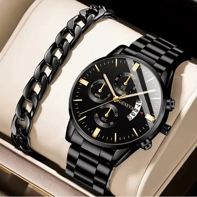 Inspire Essentials Stainless Steel Luxury Quartz Watch i