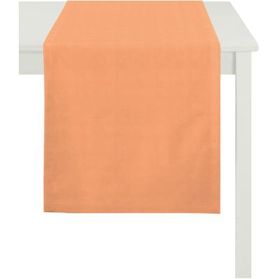 Tischläufer APELT "3944 UNI BASIC", orange, B:48cm L:150cm, Baumwolle, Tischdecken