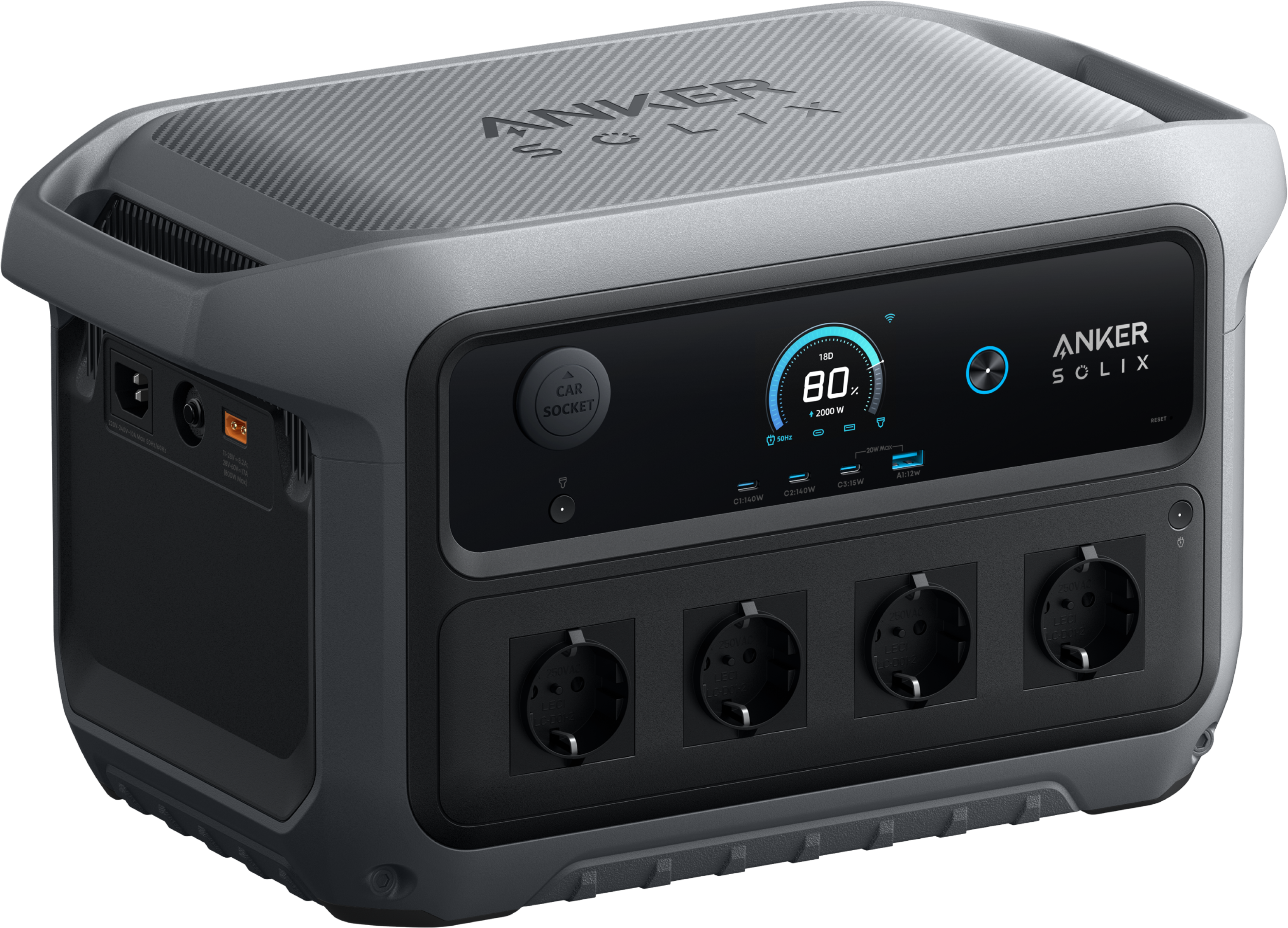 eufy Anker SOLIX C2000 Gen 2 Tragbare Powerstation Ohne Solarpanel