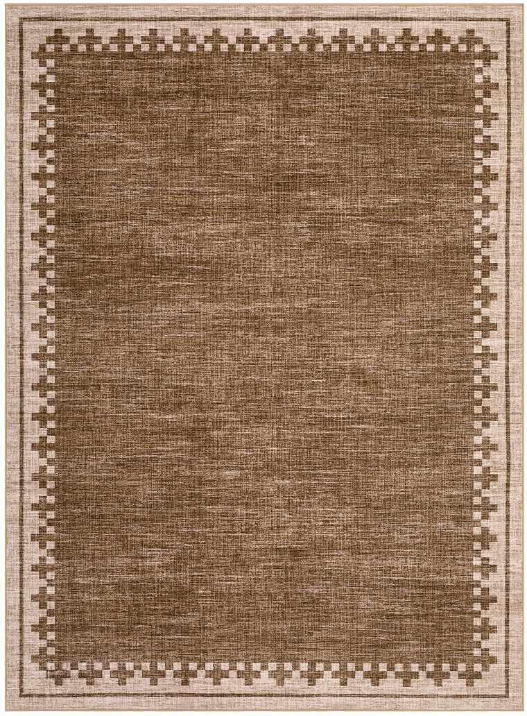 Brayden Studio Rectangle Area Rug Brown 160*230cm