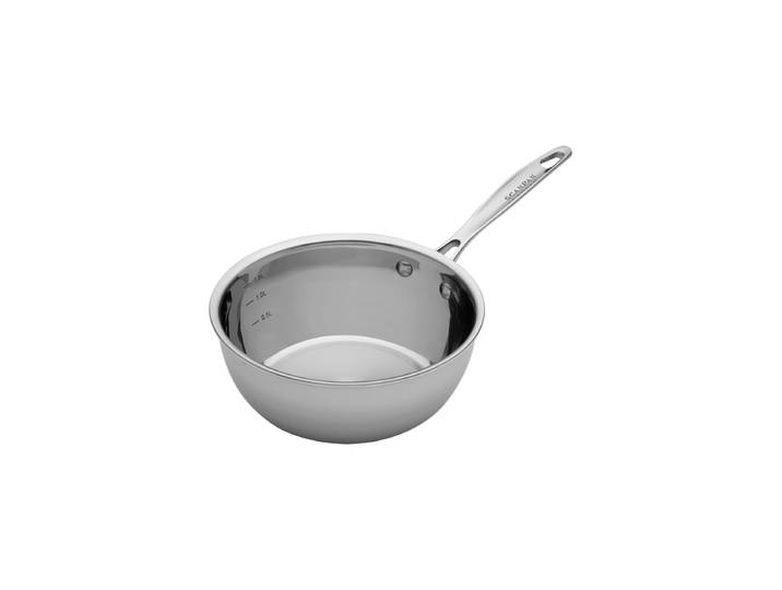 Premium Sauteuse „Fusion 5“ Silber Ø 20 cm, 1.8 Liter SCANPAN
