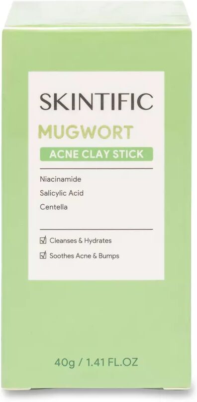 Skintific - Mugwort Acne Clay Mask Stick, 40 g, Multicolor