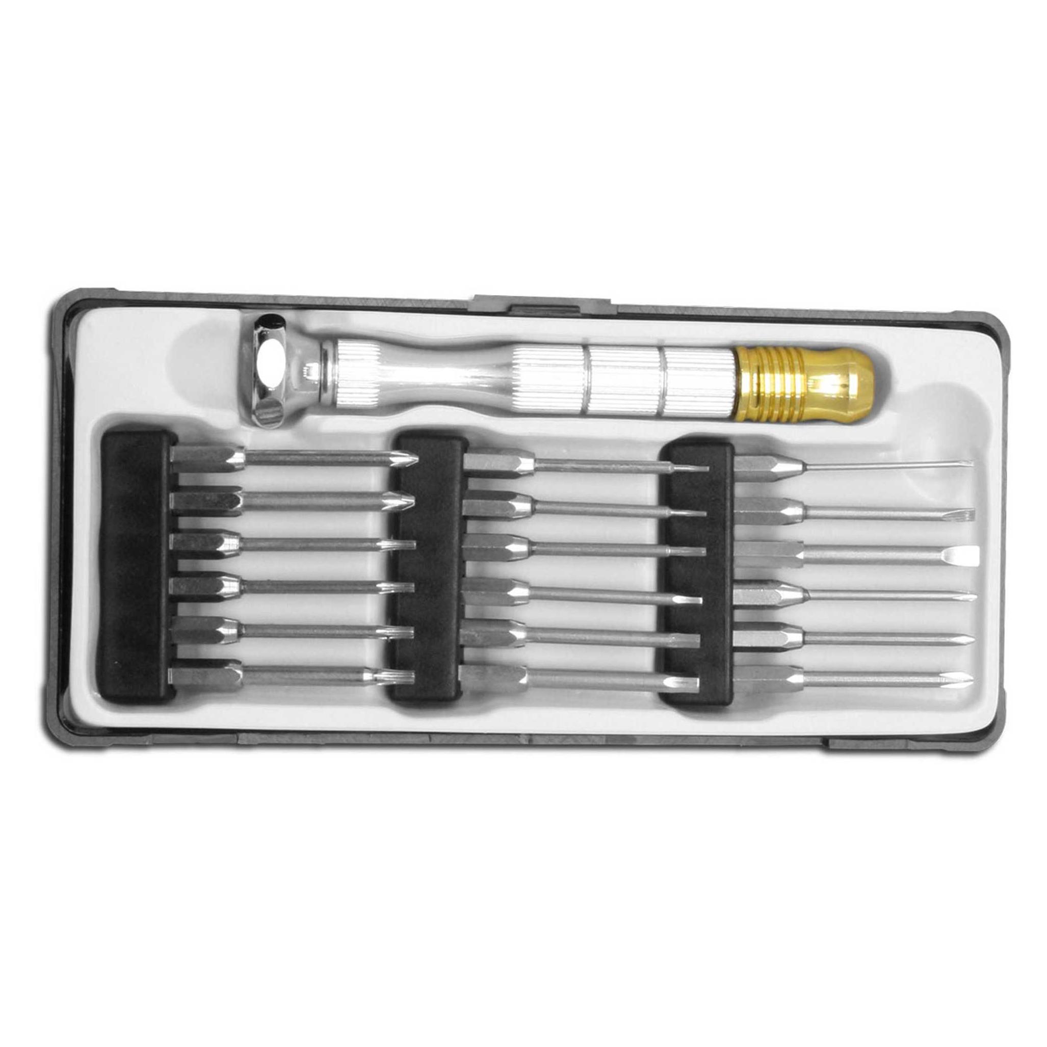 Donau Mini Bit Set Langbits (Innensechskant, Schraubschlitz) (MBS18)