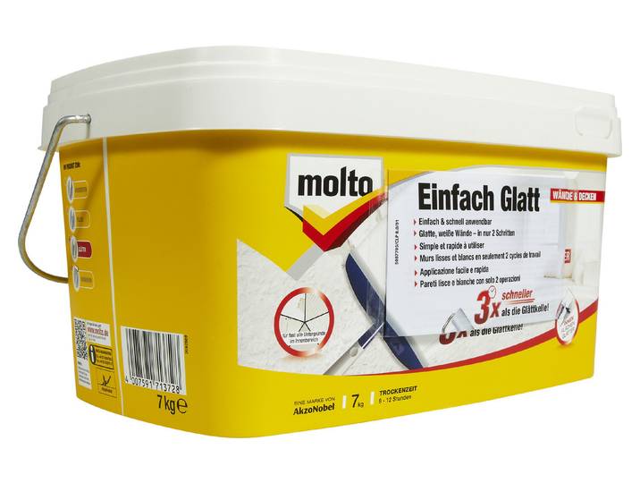 Molto Einfach Glatt Spachtelmasse