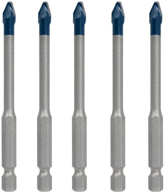 BOSCH EXPERT HEX-9 Set de forets HEX-9 en céramique dure, 6 x 90 mm, 5 pièces (2608902316)