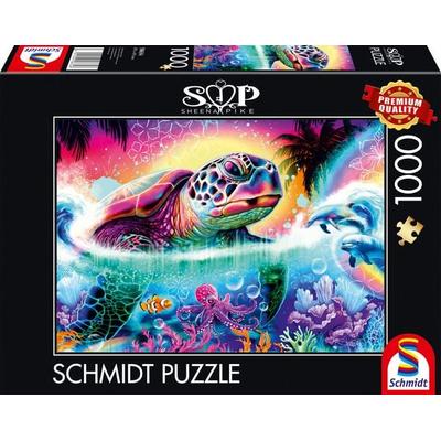 Neon Schildkröte