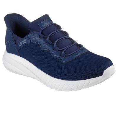Berufsschuh SKECHERS "SQUAD CHAOS SR-STIVIG" Gr. 41, navy, 41, Textil, Schuhe, Slip-on Sneaker für den Arbeitsalltag, Maschinenwäsche