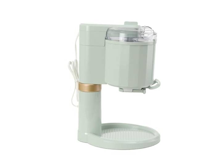 TABODD 20W Softeismaschine und Dessertmaschine, 1L Haushalts-Eismaschine Vollautomatische Eiswaffelmaschine Joghurt-Sorbet-Eiscreme-Werkzeug für gefrorenen Joghurt, Sorbet