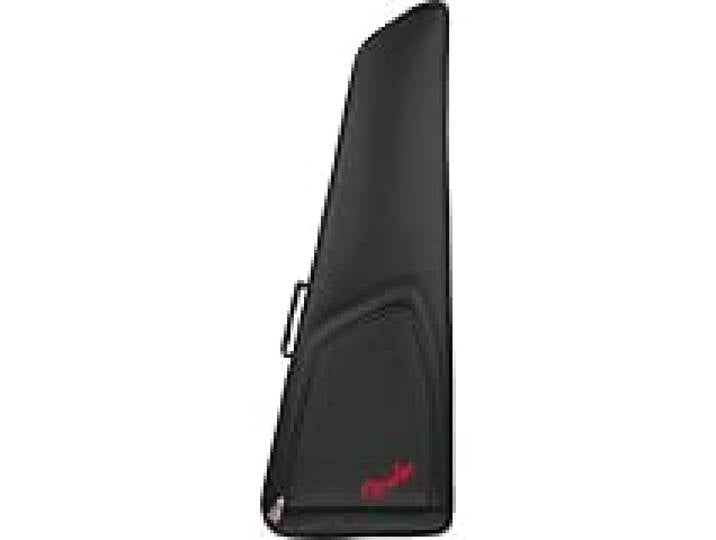 Fender FEMS-610 Housse Gig Bag Mini Strat & Jazzmaster Noir Housse légère guitare électrique 3/4, compatible Mini Strat & Mini Jazzmaster, idéale enfants, bandoulière réglable, noir