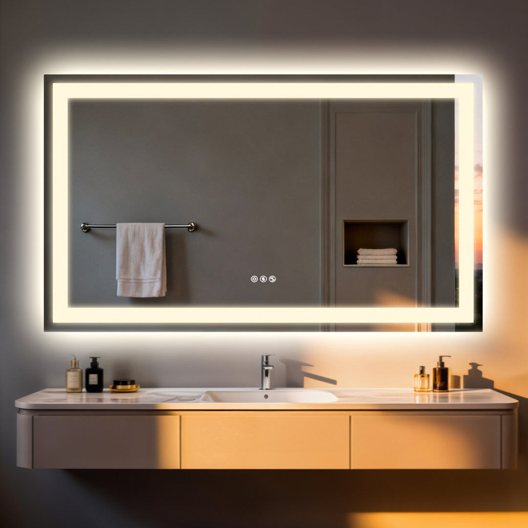 Metro Rectangle Mirror 80cm x 60cm