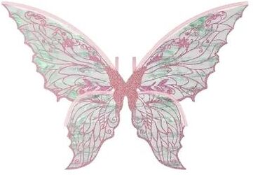 Inspired Finds Sparkling Fairy Butterfly Wings Costume For Halloween, Cosplay And Dress Up Parties rose Gold