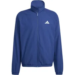adidas Essentials Small Logo Windbreaker JM1773 - dark blue/white L