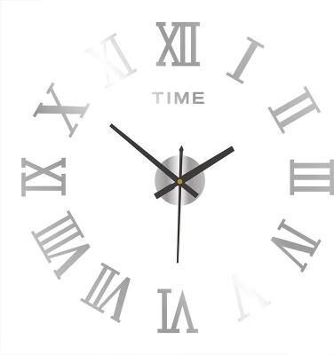 Inspire Essentials Large 3D DIY Wall Clock Modern Silent Wall Sticker Clock For Stylish Home Decor 1