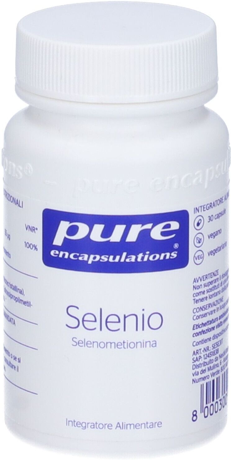 NESTLE' ITALIANA SpA Pure Encapsulations Selenio Capsule 30 - Antiossidante e Supporto Immunitario
