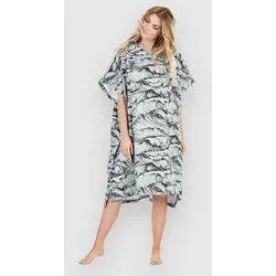 After Ocean Surf Poncho dark grey Gr. Uni