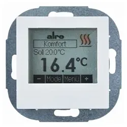 Elso ELG176290 Programmierbarer Universal Temperatur Regler Einsatz mit Display perlweiß