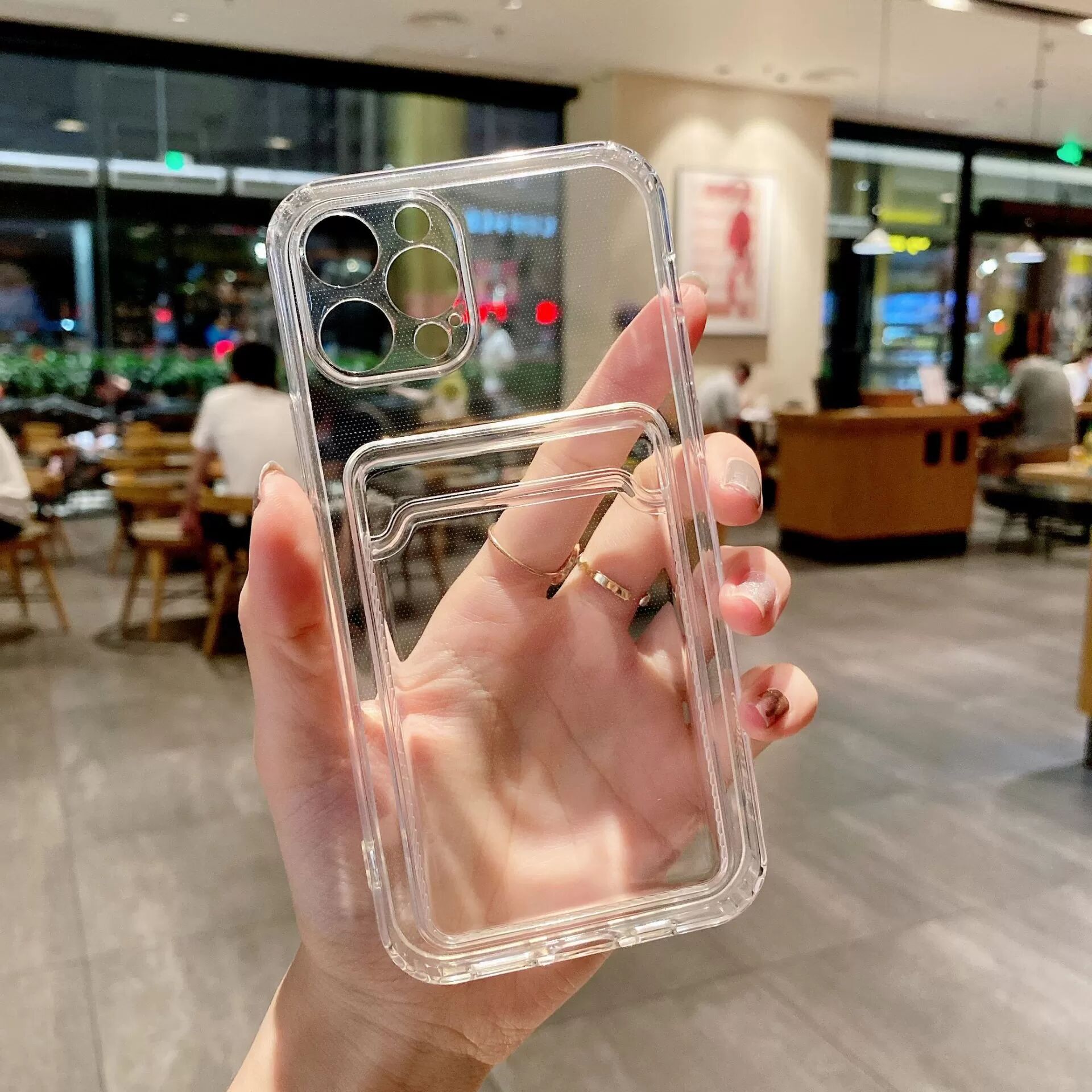 INF Magnetische Schutzhülle für die iPhone 16-Serie mit Kartenhalter iPhone 16 Pro