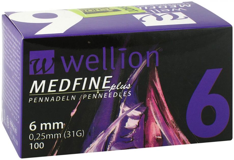 Wellion Medfine plus Pen-nadeln 6 mm