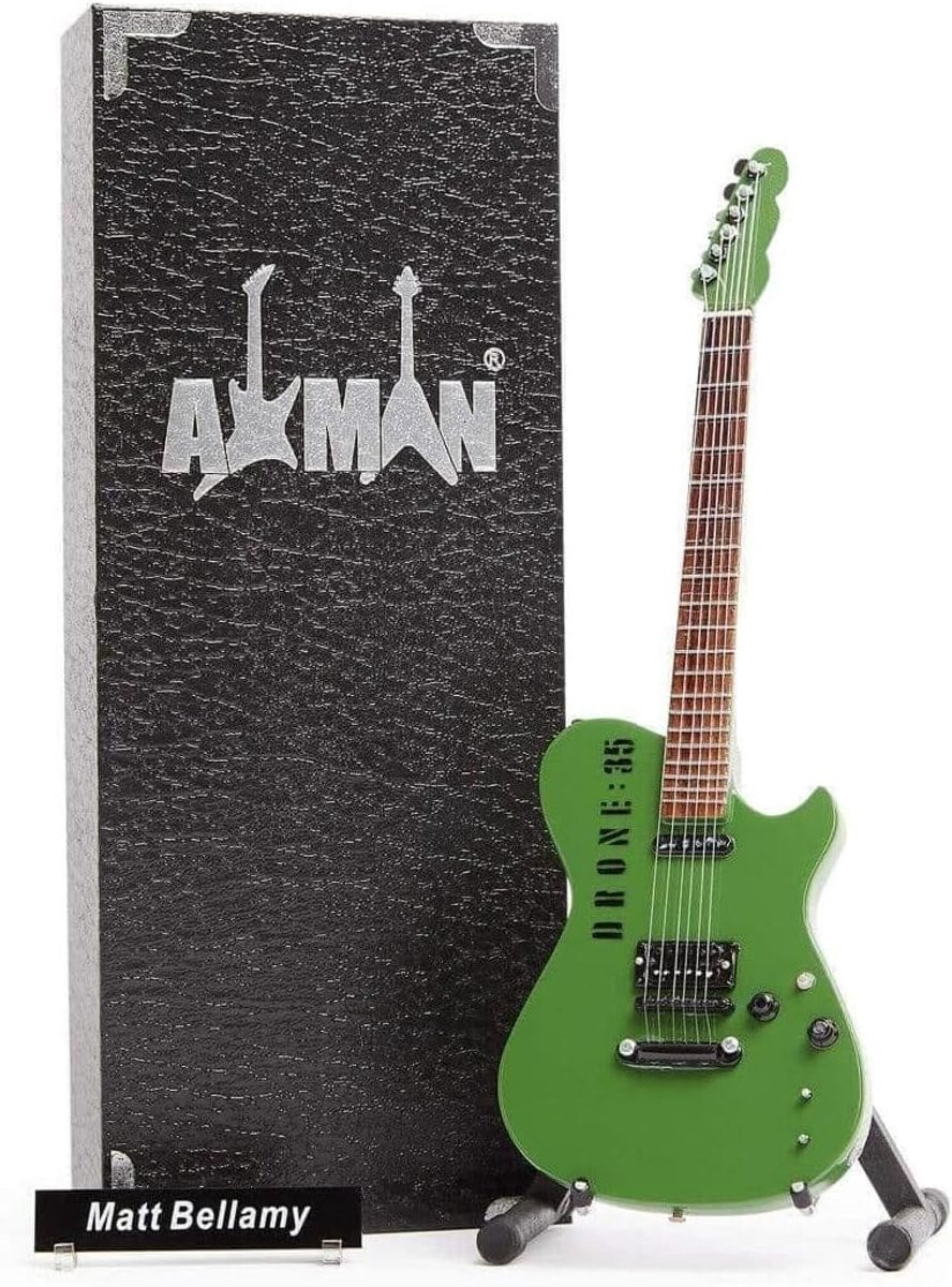 Matt Bellamy Miniature Guitar Replica voor volwassenen