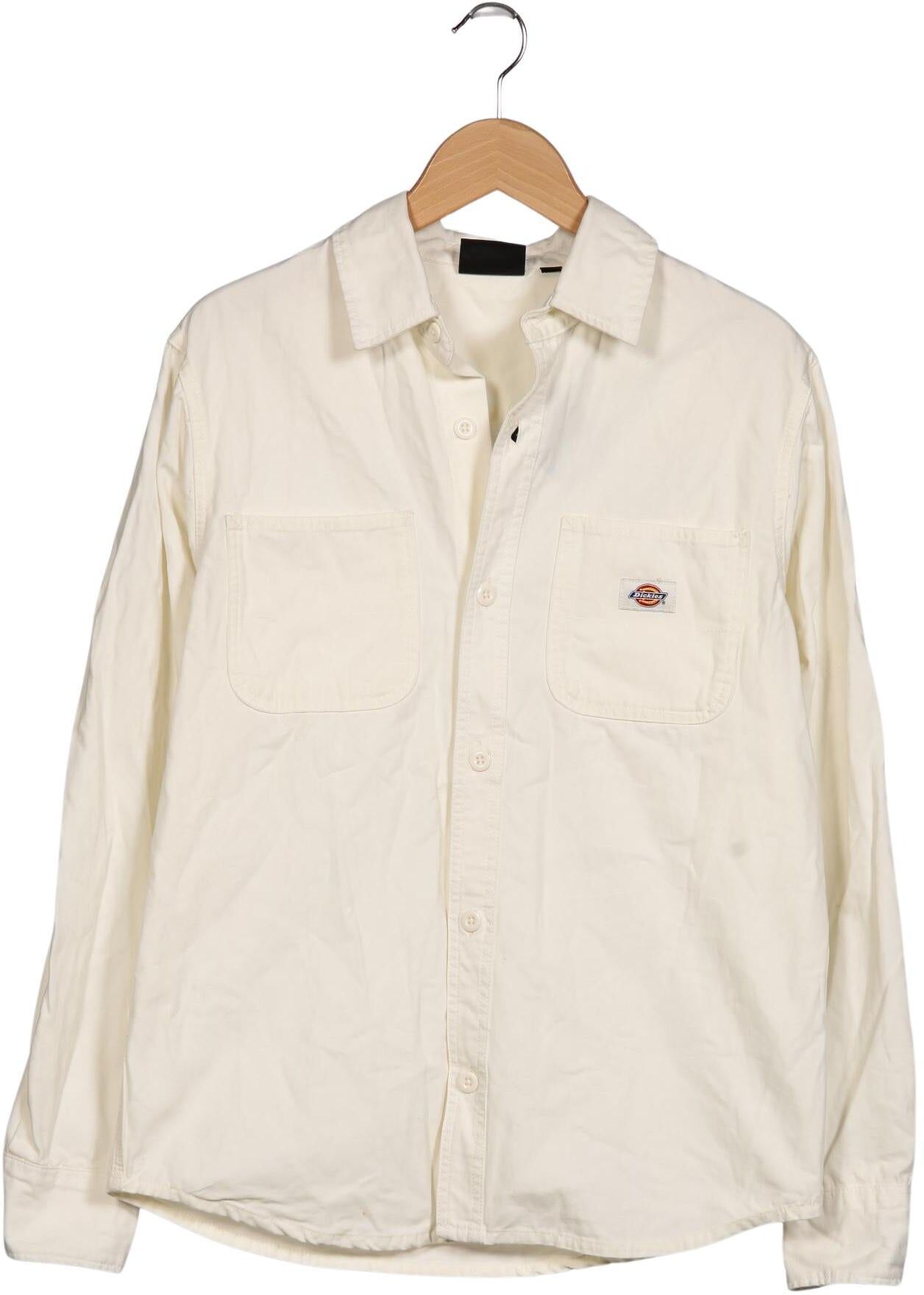 Dickies Herren Hemd, Cremeweiß, Gr. S, Baumwolle - Second Hand