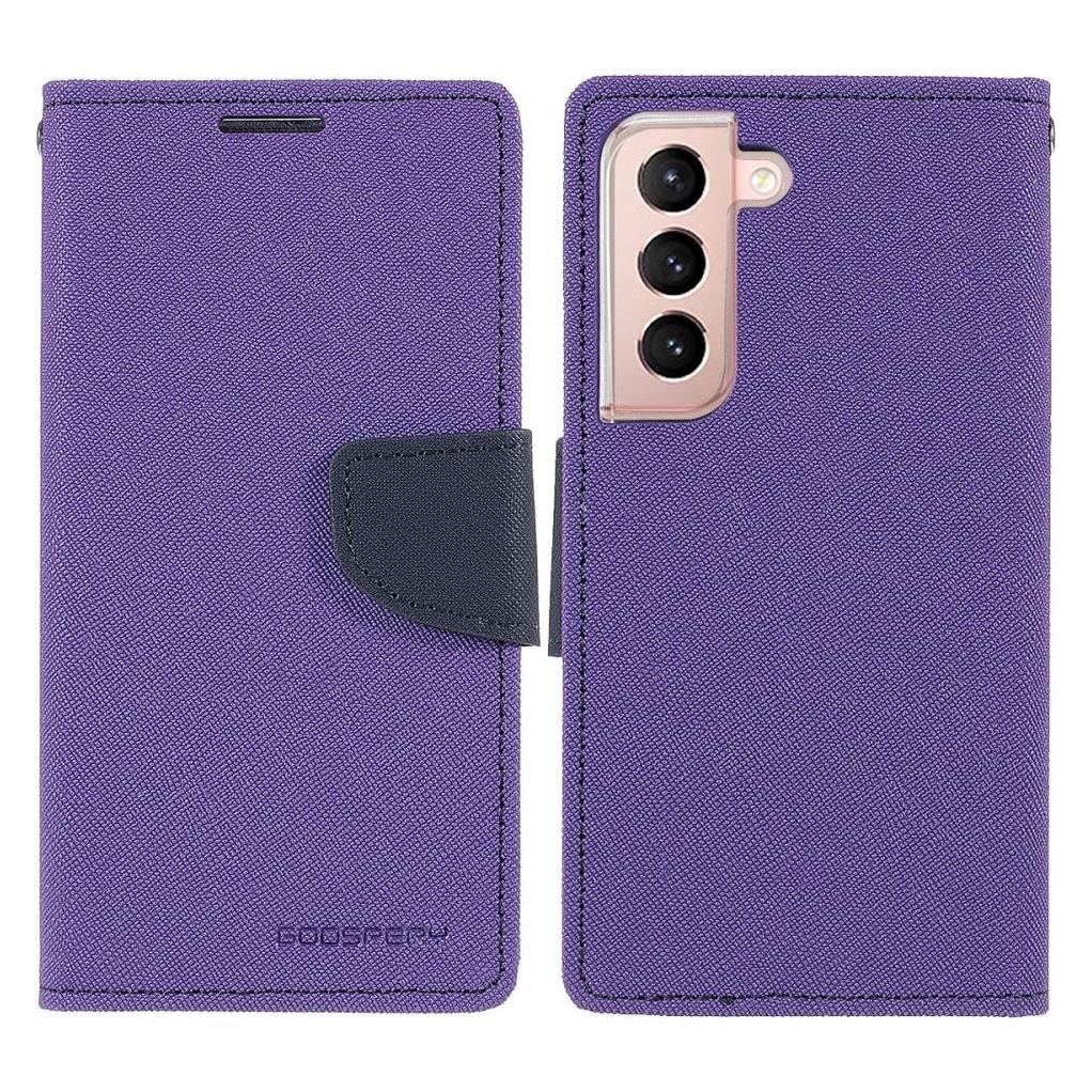 Mercury Galaxy S22+ - Goospery Fancy Etui Hülle violett (Samsung Galaxy S22+) (101242062G)