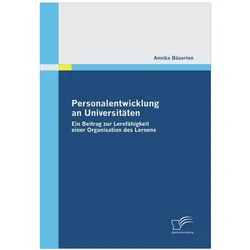 Personalentwicklung an Universitäten, Fachbücher von Annika Bäuerlen
