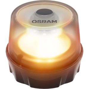 OSRAM Warnleuchte Road Flare, orange, mit 360° LED, mit Akku & Magnetfuß, StVZO-Zulassung, Notfallleuchte