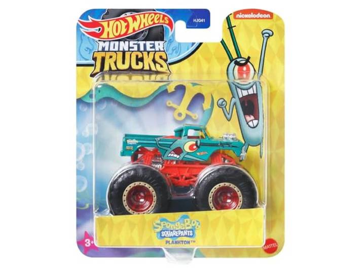 Hot Wheels Plankton - Monster Trucks - Spongebob Squarepants Series