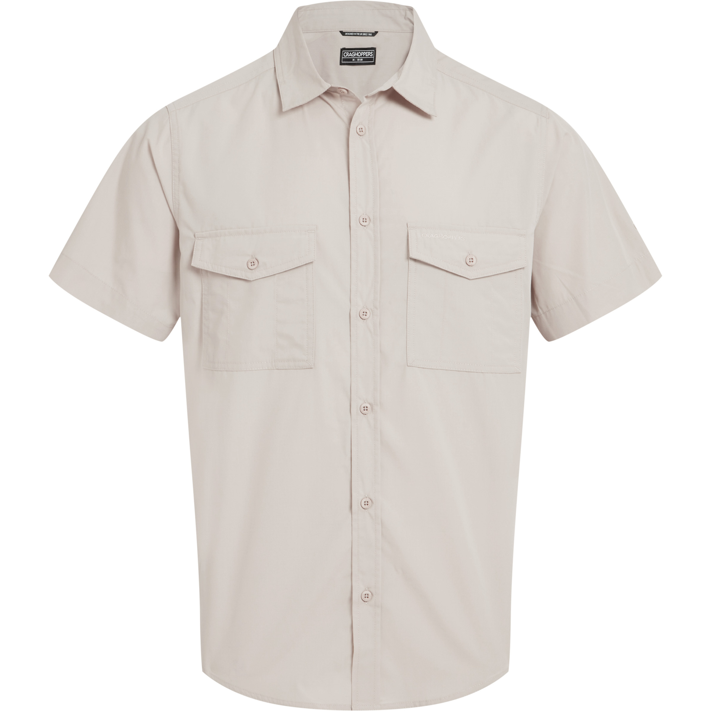 Craghoppers Kiwi II Short Herren Hemden beige Größe S Camping Hautfreundlich