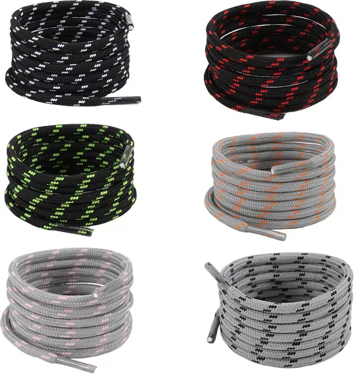 INF 6 Paar Schnürsenkel - Mehrfarbiges Set für Wanderschuhe, Sneaker & mehr 1.4 m