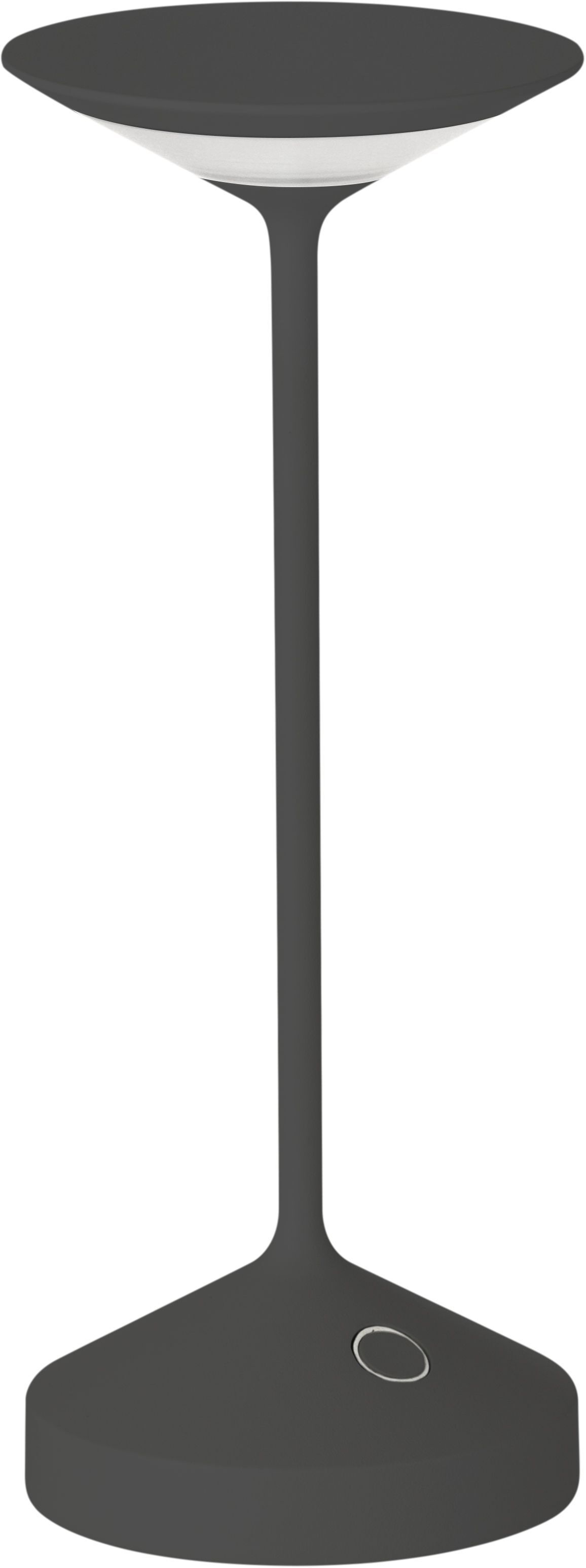 Abert Lampada Ricaricabile Tempo Mini Antracite Diam. 85 mm H. 220 mm